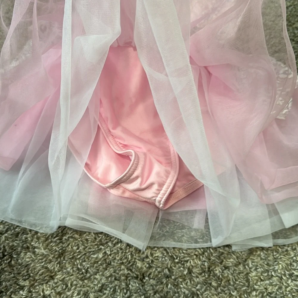 Theatricals Costumes Dance Outfit Pink Lace Tutu